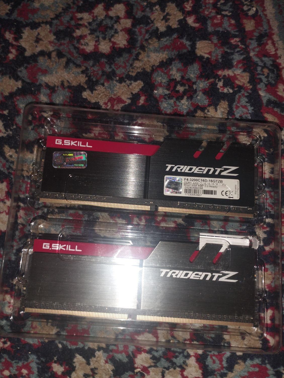رمG.skill Trident z 16 gig 2 × 8|قطعات و لوازم جانبی رایانه|تهران, سلسبیل شمالی|دیوار