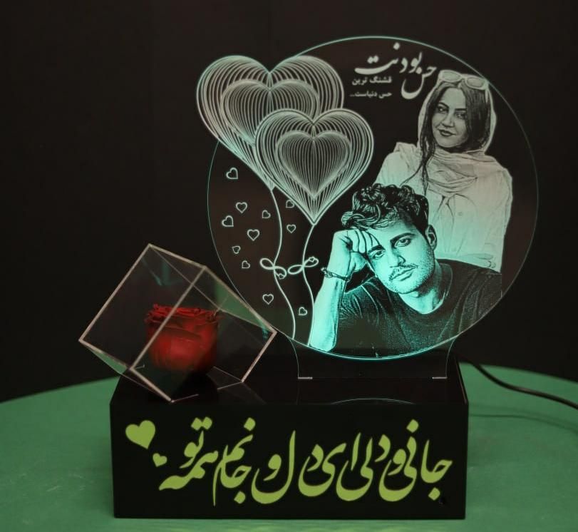کادو سفارشی خاص/بالبینگ چهره+رز جاودان/آباژور|چراغ خواب و آباژور|مشهد, رسالت|دیوار
