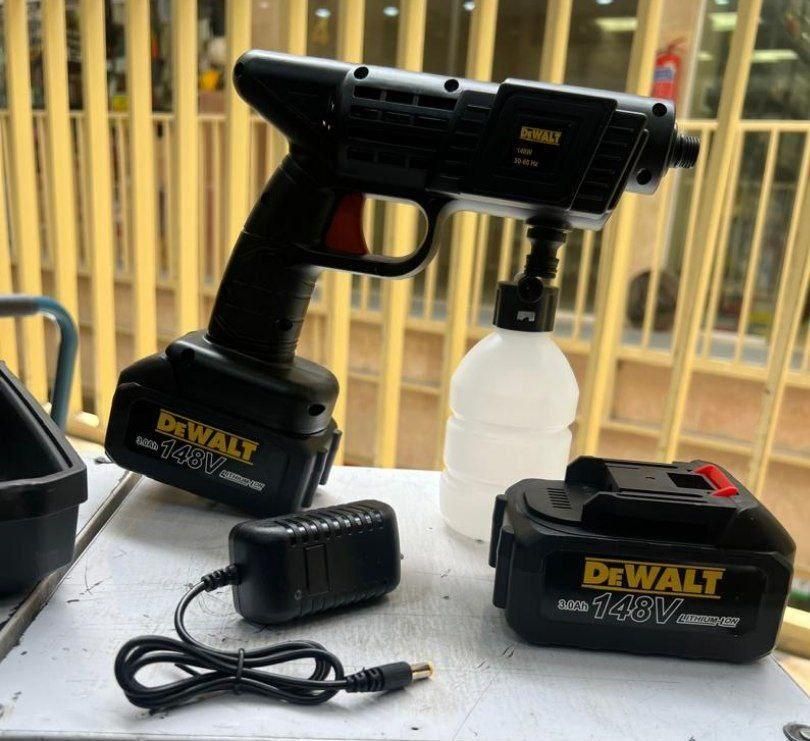 کارواش شارژی دوباتری با قابلیت سمپاشی درجه یک|ابزارآلات|قزوین, |دیوار