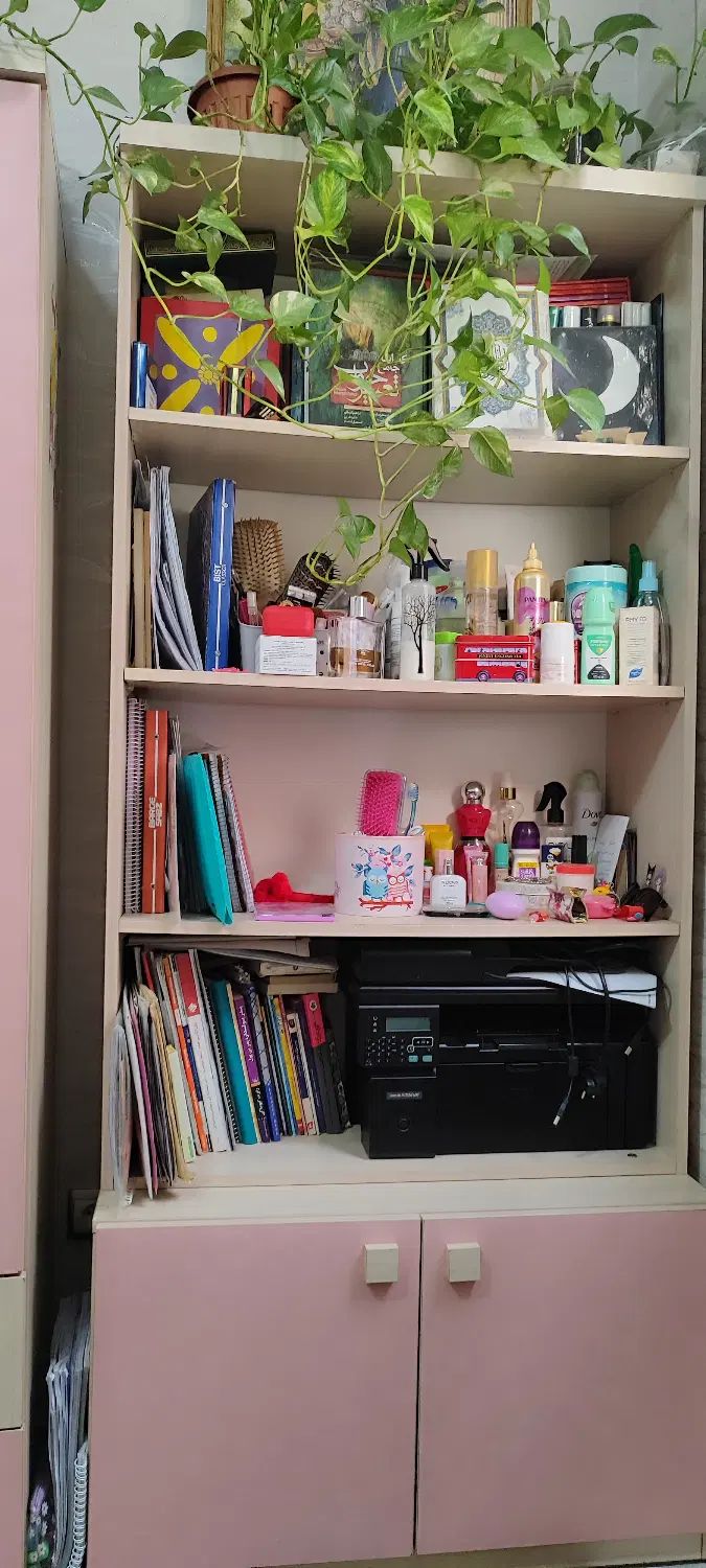 کتاب خانه و کمد|کتابخانه، شلف، قفسه‌های دیواری|تهران, قنات‌کوثر|دیوار