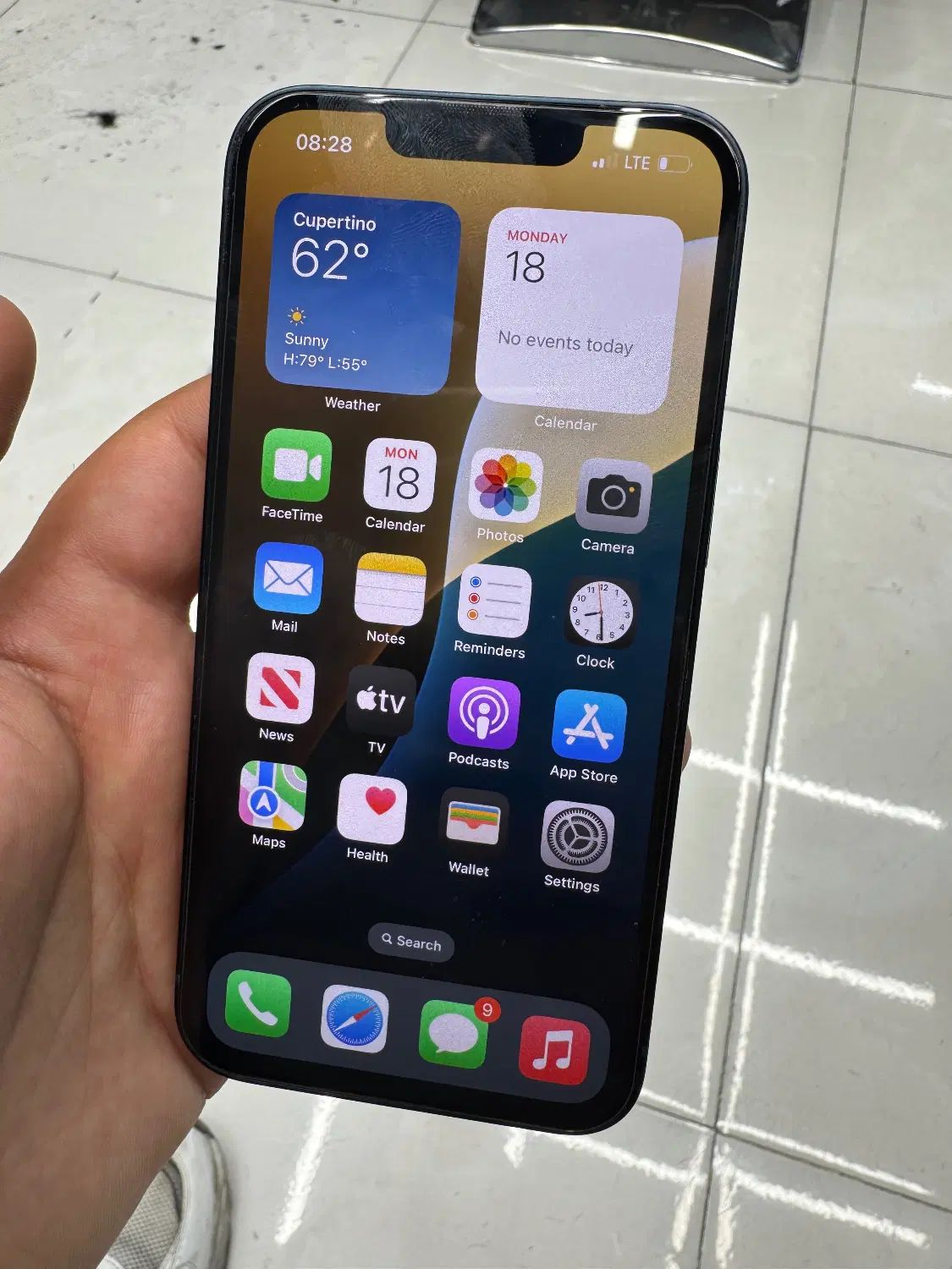 iphone 13 zaa اپل آیفون ۱۳ مشکی|موبایل|تهران, تهران پارس|دیوار