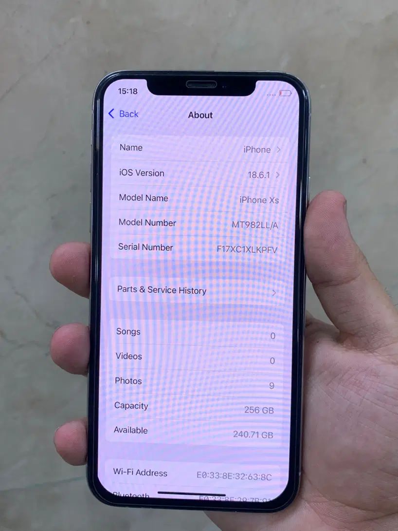اپل iphone Xs با حافظه ۲۵۶ گیگابایت|موبایل|مشهد, عامل|دیوار