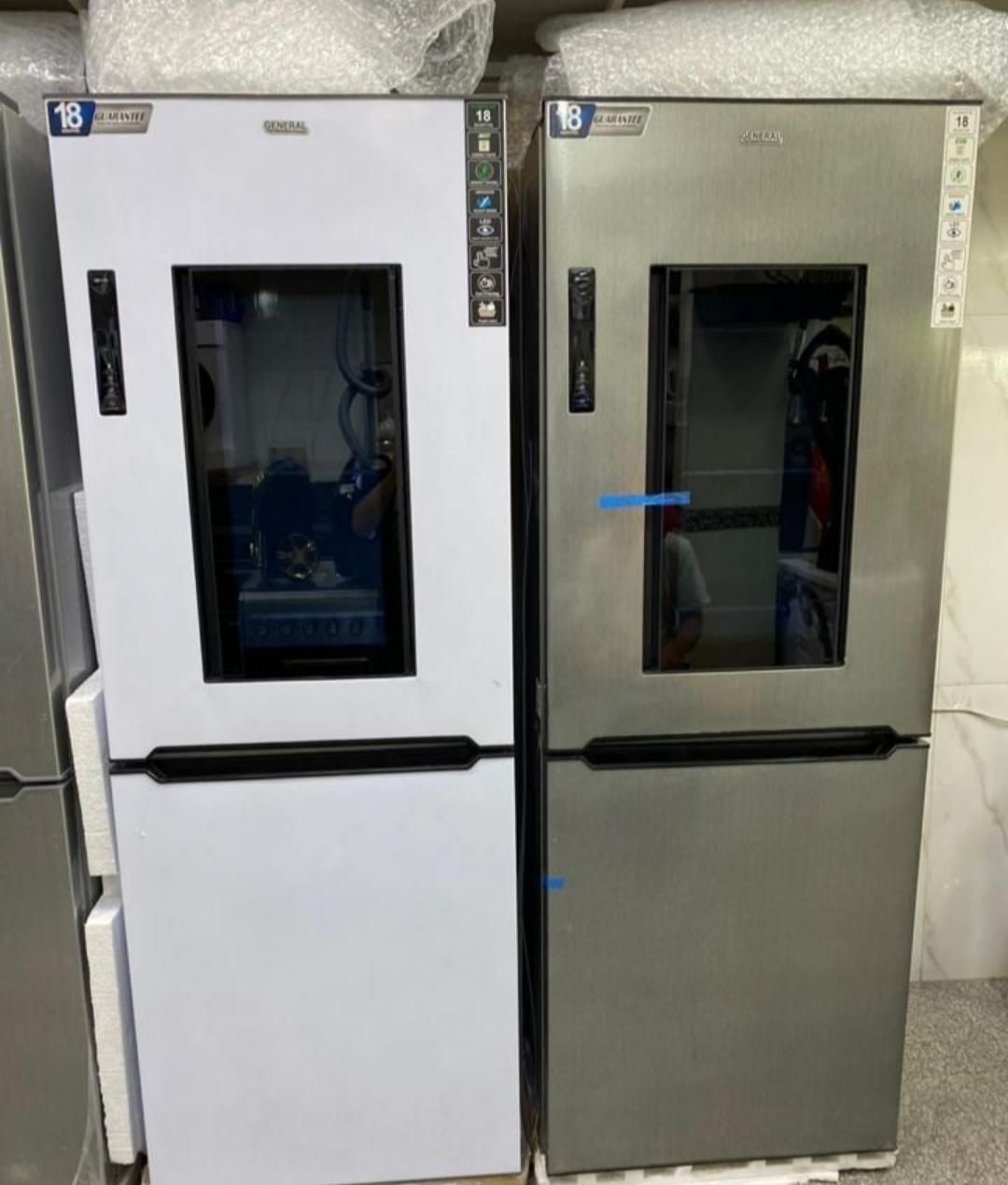 یخچال فریزر 27فوت جنرال دور این دور شیشه ای دوفن|یخچال و فریزر|تهران, فلسطین (میدان انقلاب)|دیوار