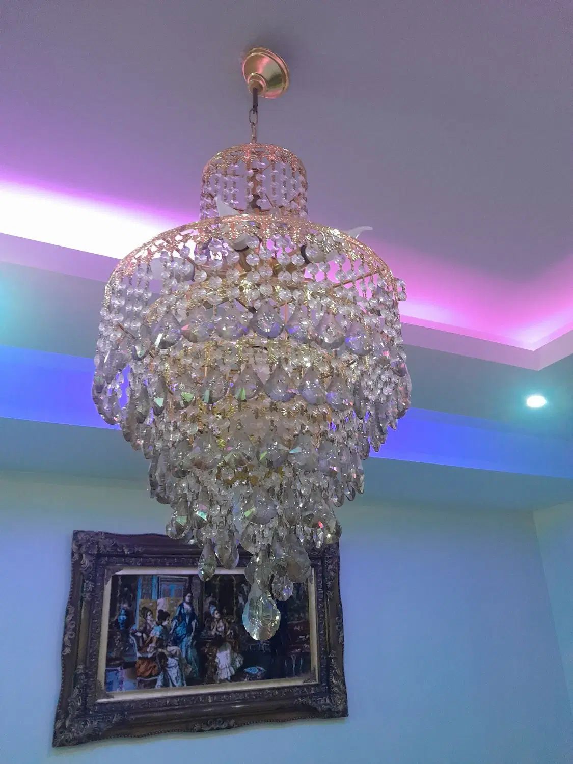 لوستر|لوستر و چراغ آویز|کرج, باغستان|دیوار