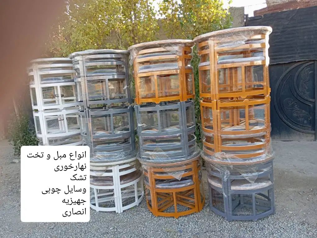 میز نهار خوری/ با بهترین کیفیت چوب/تولید انصاری|میز و صندلی غذاخوری|یاسوج, |دیوار