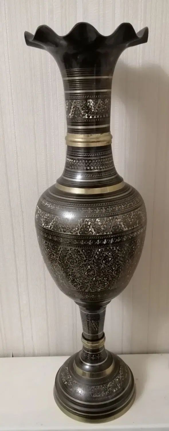 گلدان برنجی پاکستان سایز بزرگ|صنایع دستی و سایر لوازم تزئینی|تهران, اکباتان|دیوار