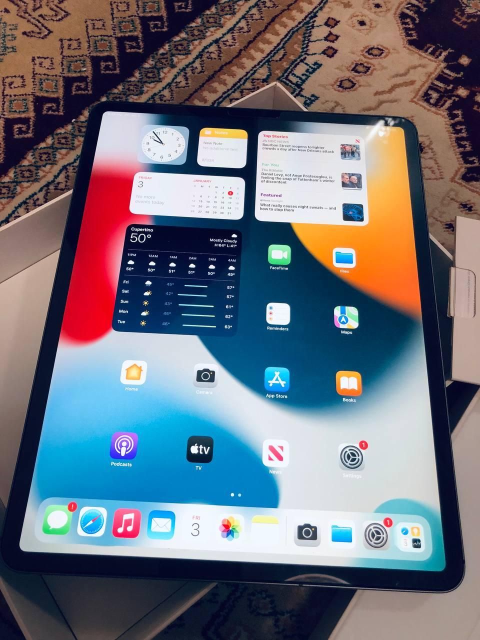 ipad pro 1T 13 inch cellularآیپد پرو سیمکارت خور|تبلت|تهران, مجیدیه|دیوار