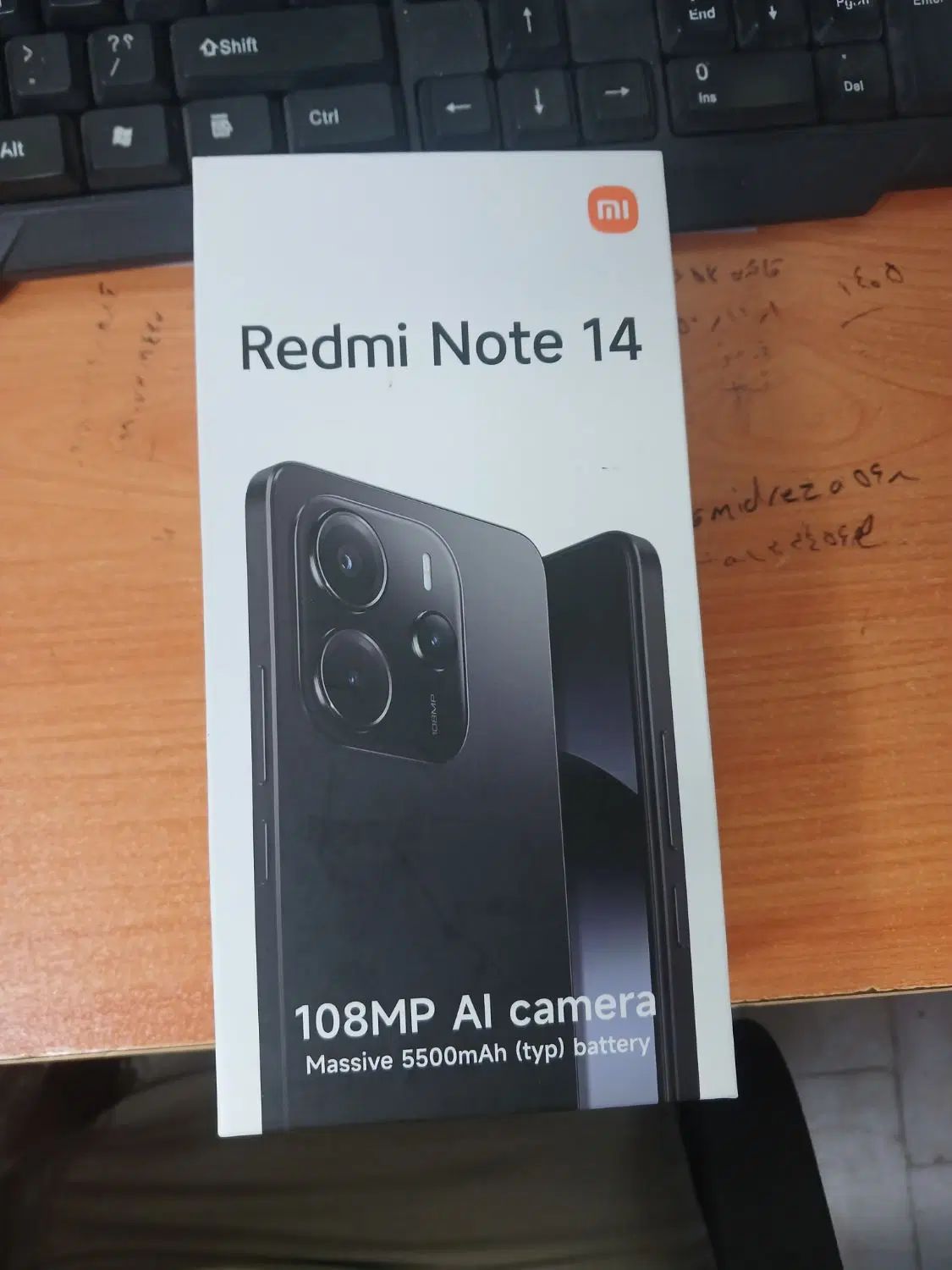 گوشی redmi note 14 256g r8 دوماه کارکرد|موبایل|رشت, معلم|دیوار