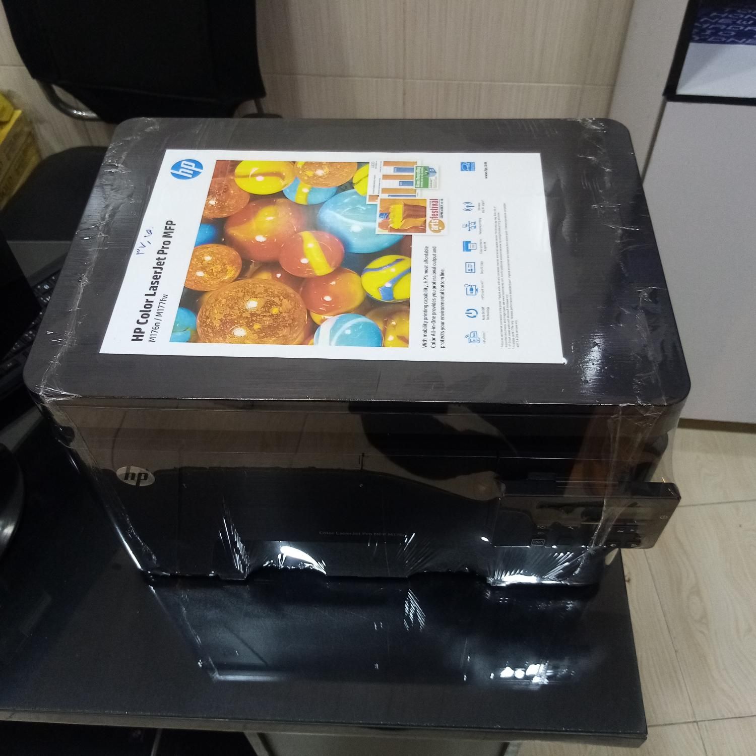 پرینتر رنگی سه کاره شبکه(wifi) دار اچ پی 176|پرینتر، اسکنر، کپی، فکس|میبد, |دیوار