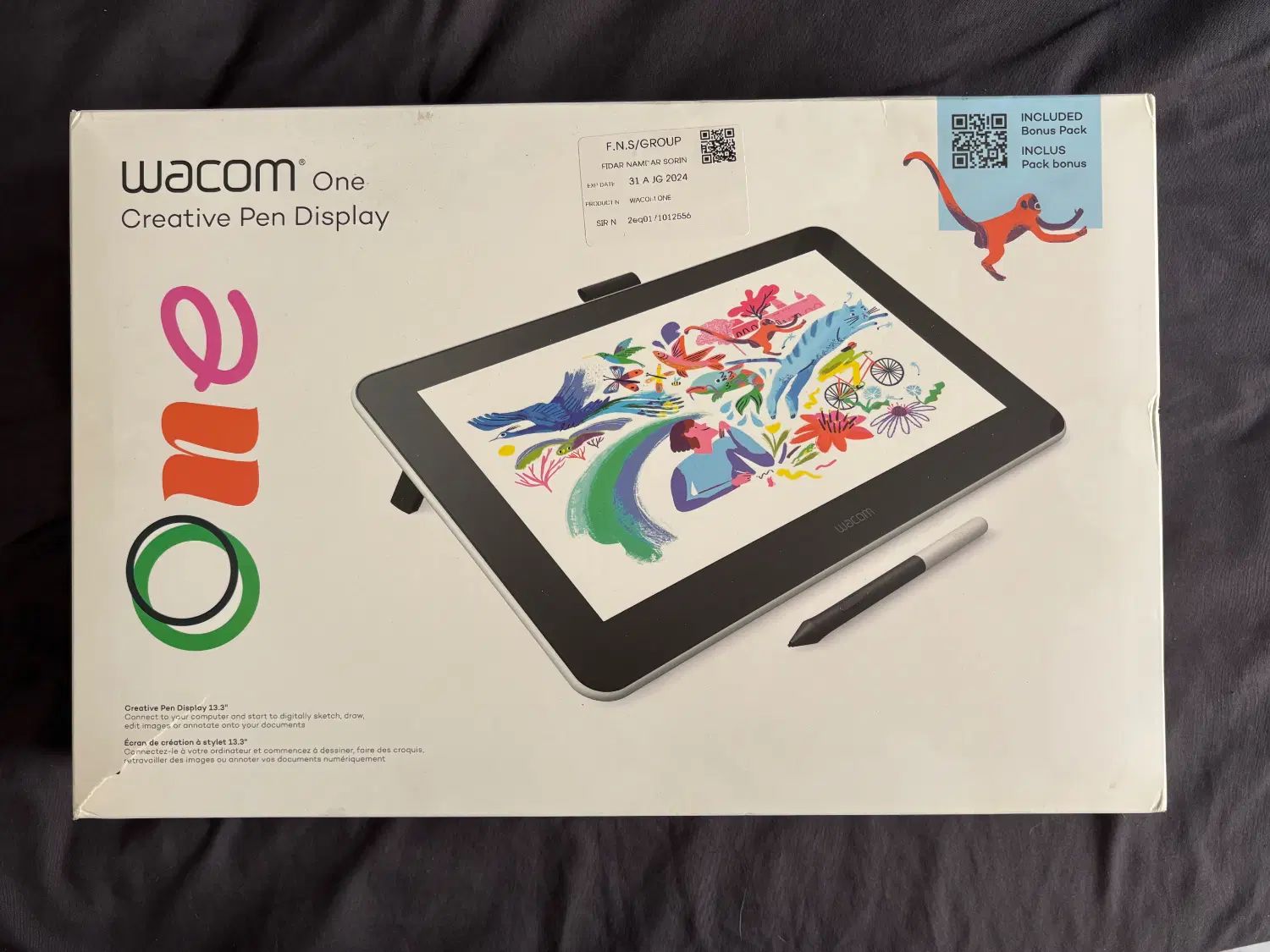 قلم نوری wacom one|قطعات و لوازم جانبی رایانه|تهران, سازمان آب|دیوار