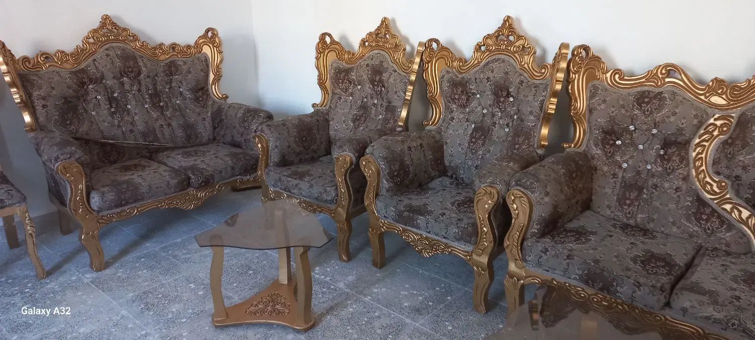 مبل سلطنتی|مبلمان خانگی و میز عسلی|کرج, ملک‌آباد|دیوار