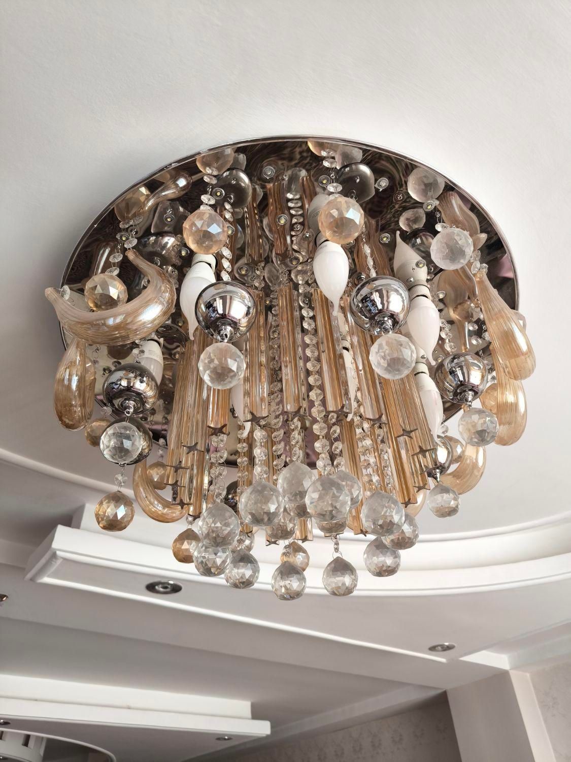 دو عدد لوستر|لوستر و چراغ آویز|سنندج, |دیوار