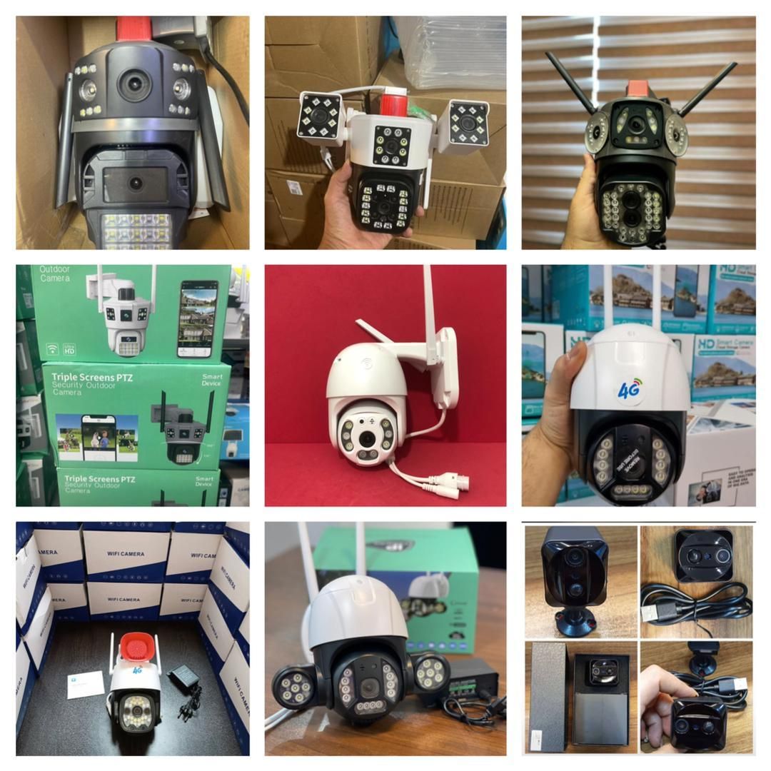 انواع دوربین سیم کارتی .وای فای .پنل خورشیدی|دوربین مداربسته|یزد, |دیوار