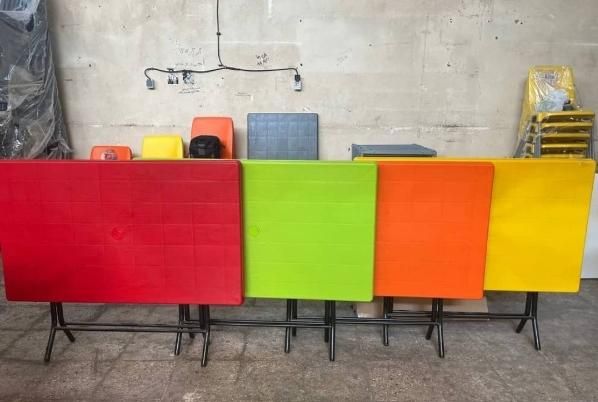 میز تاشو پلاستیک نهارخوری مستطیل صندلی|میز و صندلی غذاخوری|تهران, خرمشهر|دیوار