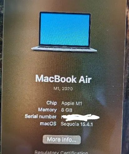 MacBook Air M1 256GB|رایانه همراه|تهران, پونک|دیوار