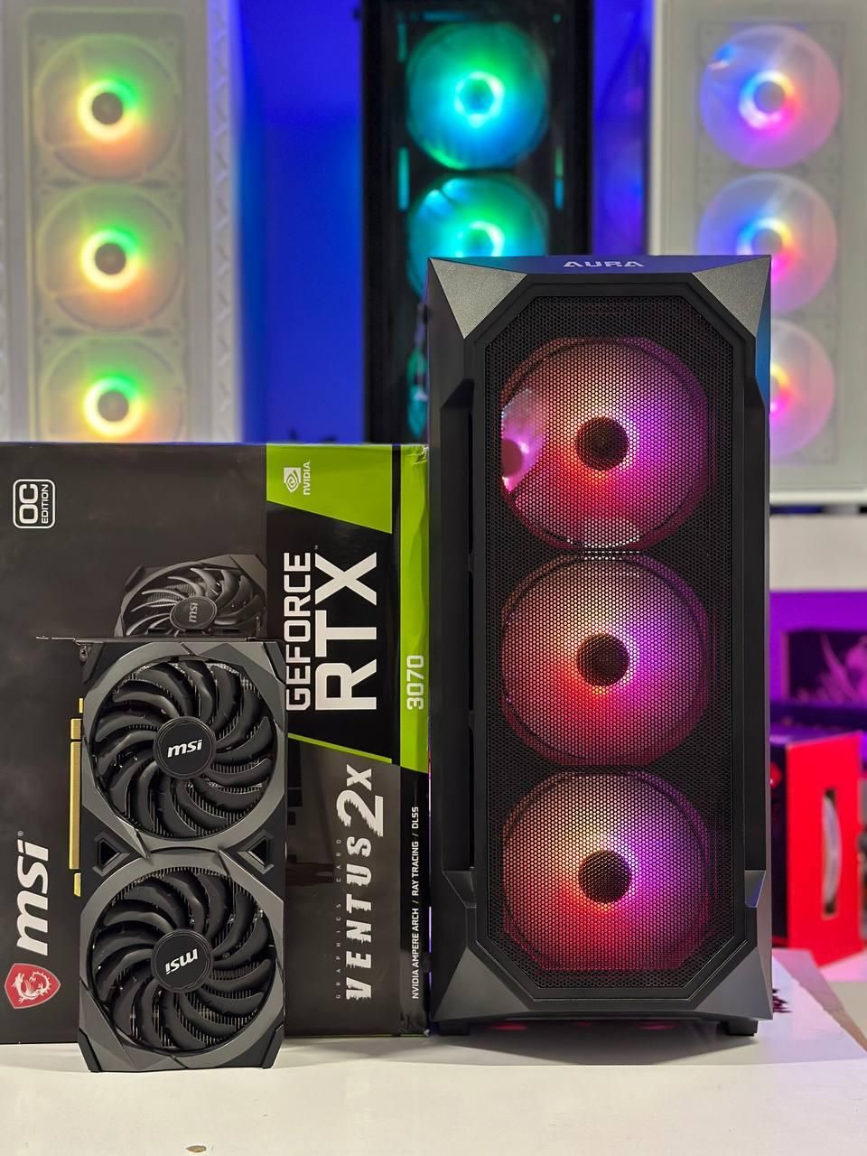 کیس فوق گیمینگ و رندرینگ RTX3070پردازندهi512400F|رایانه رومیزی|مشهد, فلسطین|دیوار