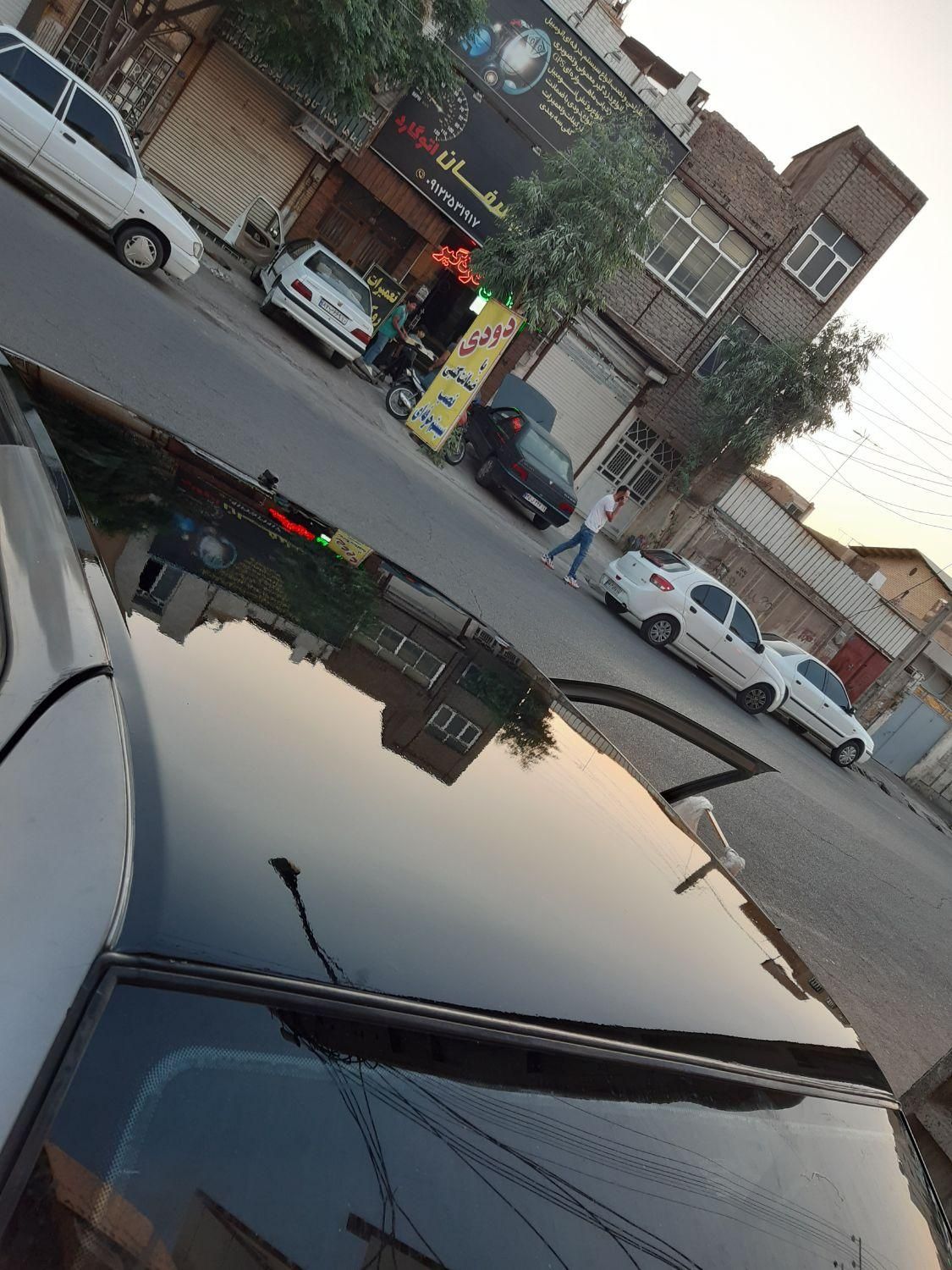 شیشه دودی وکربون سقف سیار درب منزل|خدمات موتور و ماشین|قم, باسکول|دیوار