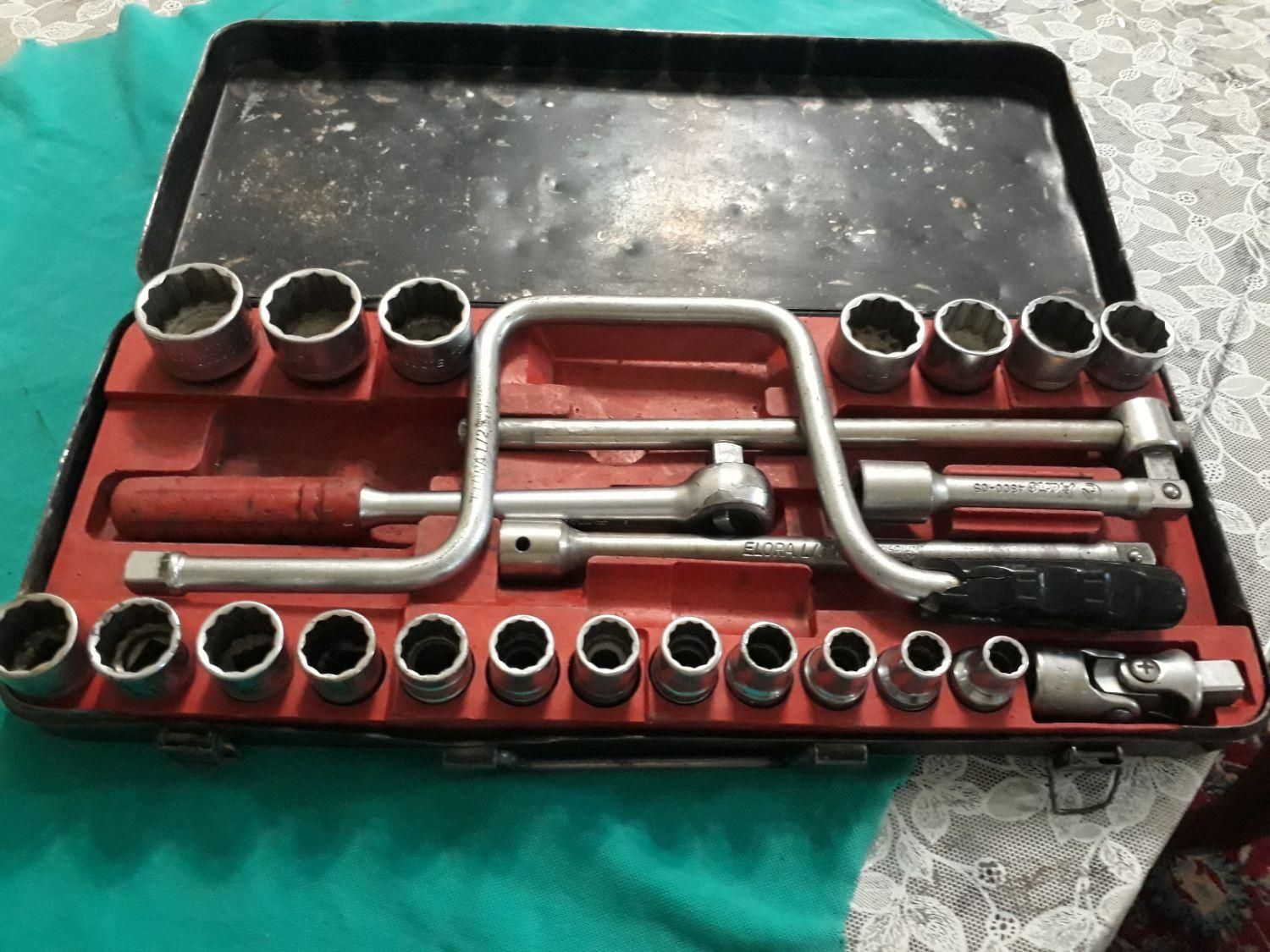 آچار بکس المانی قدیمی الورا سالم ۱۰ تا ۳۲|ابزارآلات|تهران, امین حضور|دیوار