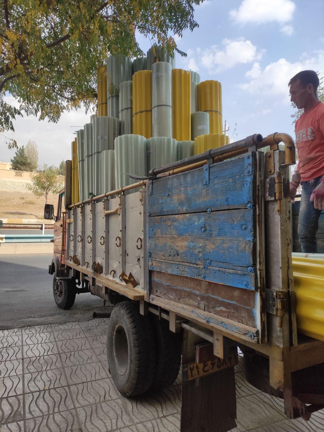 فایبرگلاس فوم کارتن پلاست پلی کربنات|مصالح و تجهیزات ساختمان|کرج, حصارک بالا|دیوار