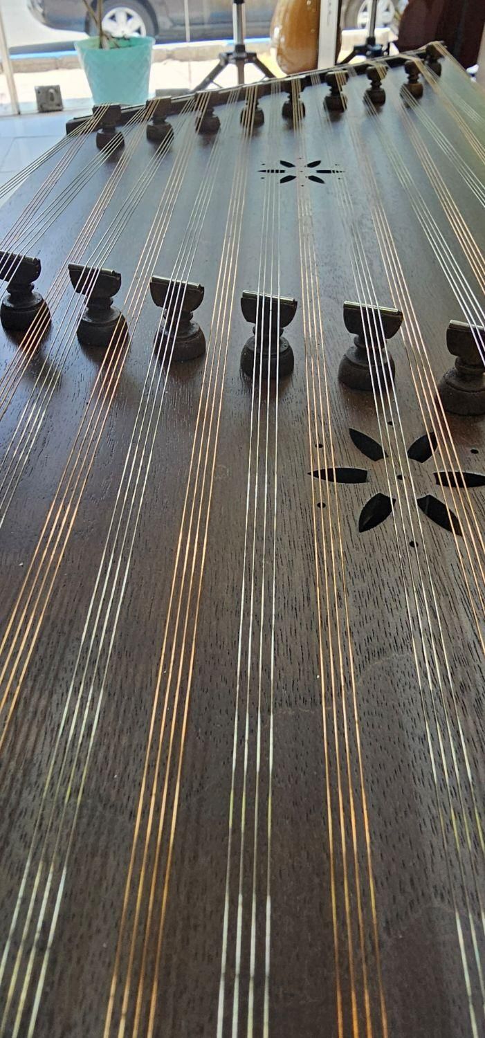 سنتور تکمهر حمید موسوی|سازهای سنتی|محمدیه-قزوین, |دیوار