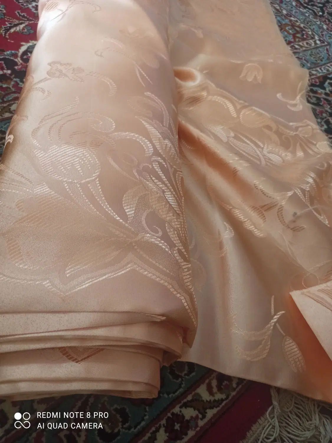 فروش پارچه ساتن پرده و سماور برقی لمسی اتوماتیک|حراج|بروجن, |دیوار
