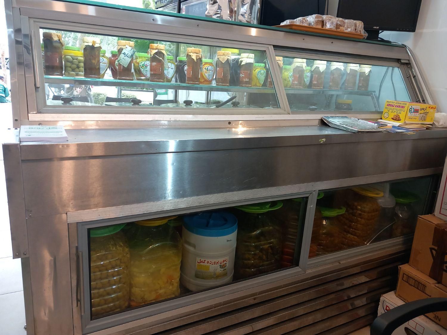 یخچال ایستاده. تاپینگ تمام استیل. استند استیل. سبد|فروشگاه و مغازه|اصفهان, شهرستان|دیوار