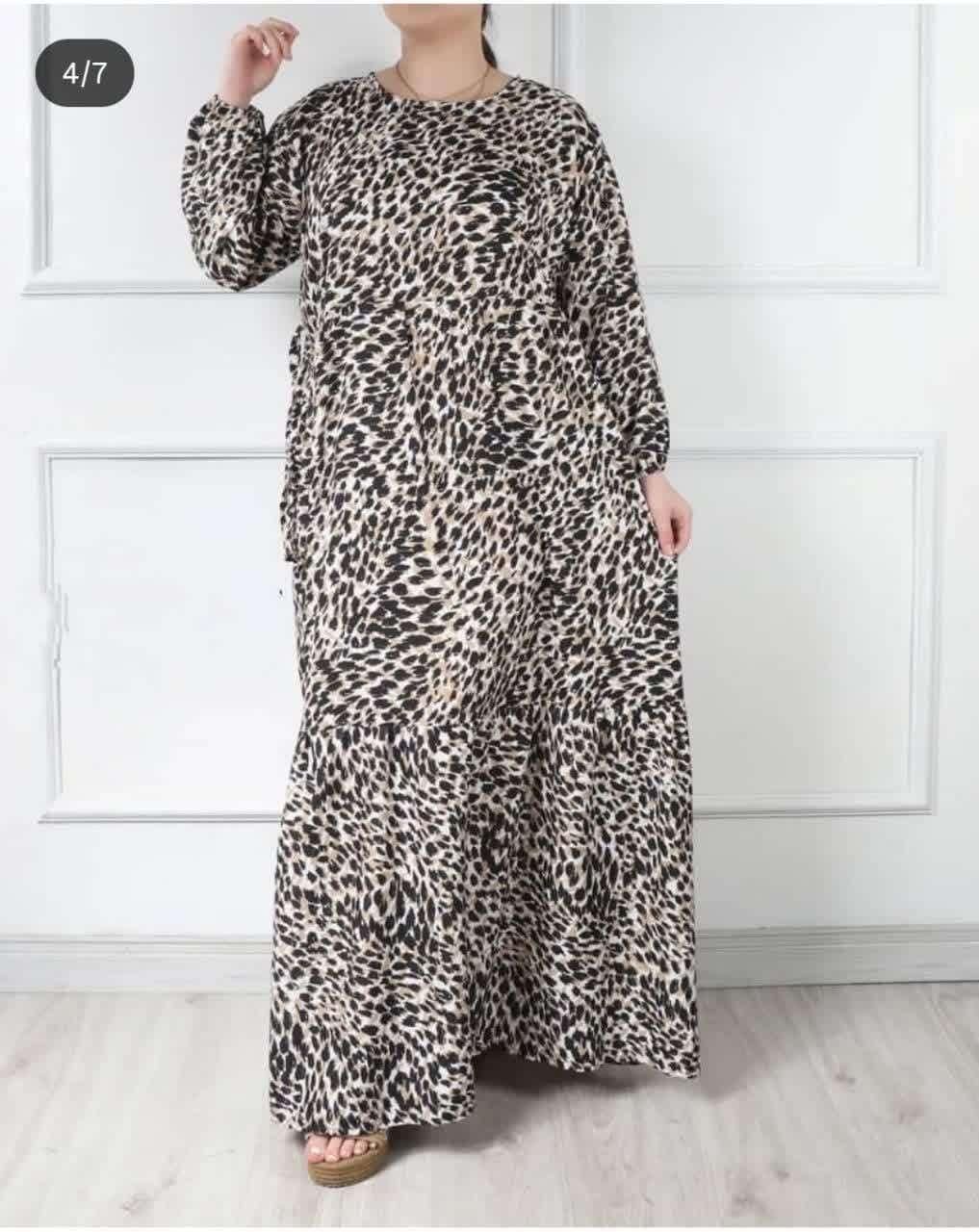 ماکسی پلنگی سایز بزرگ|لباس|گرمدره, |دیوار