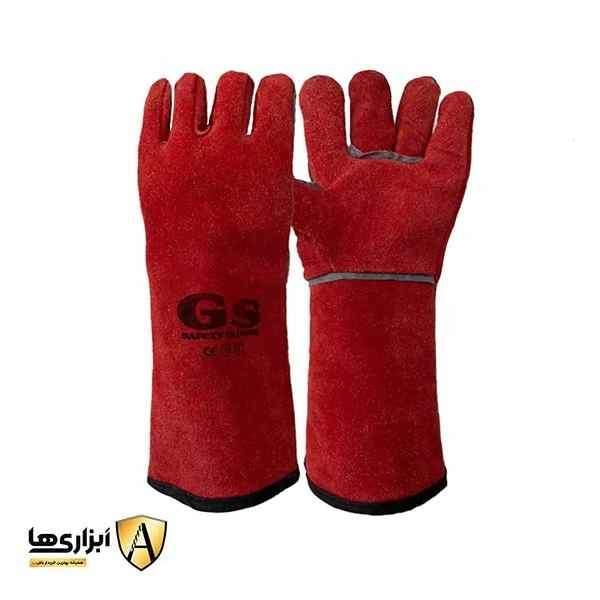دستکش جوشکاری تمام چرم سیم دوزطرح آمریکایی درجه یک|ابزارآلات|اصفهان, باغ فردوس|دیوار