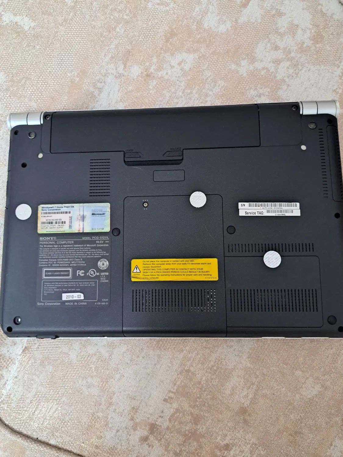 لب تاپ سونی اصل ژاپن مدل PCG-51211L|رایانه همراه|تهران, تهران‌نو|دیوار