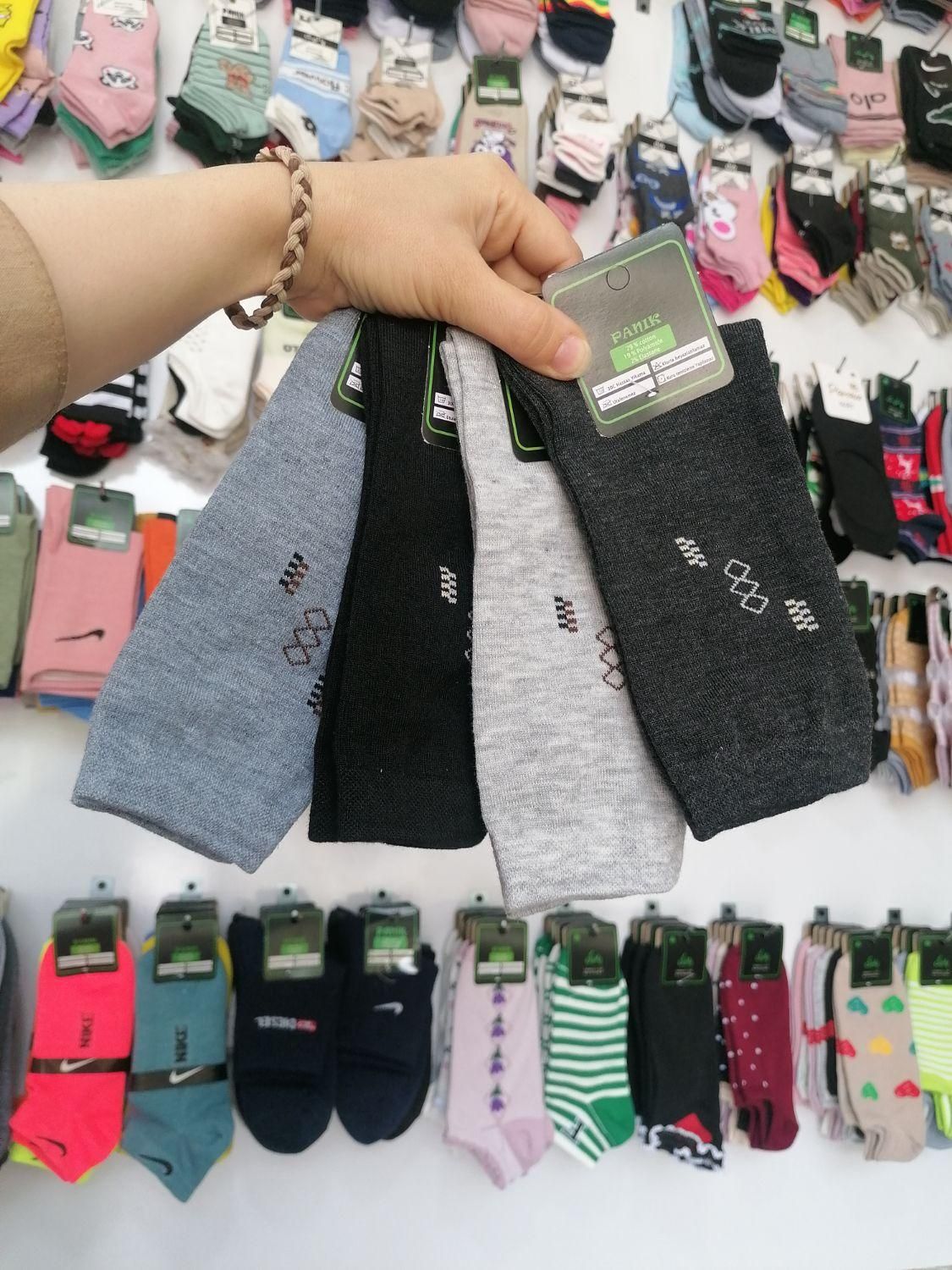 جوراب مردانه ساقدار 4رنگی ساده پانیک|لباس|مشهد, سرافرازان|دیوار