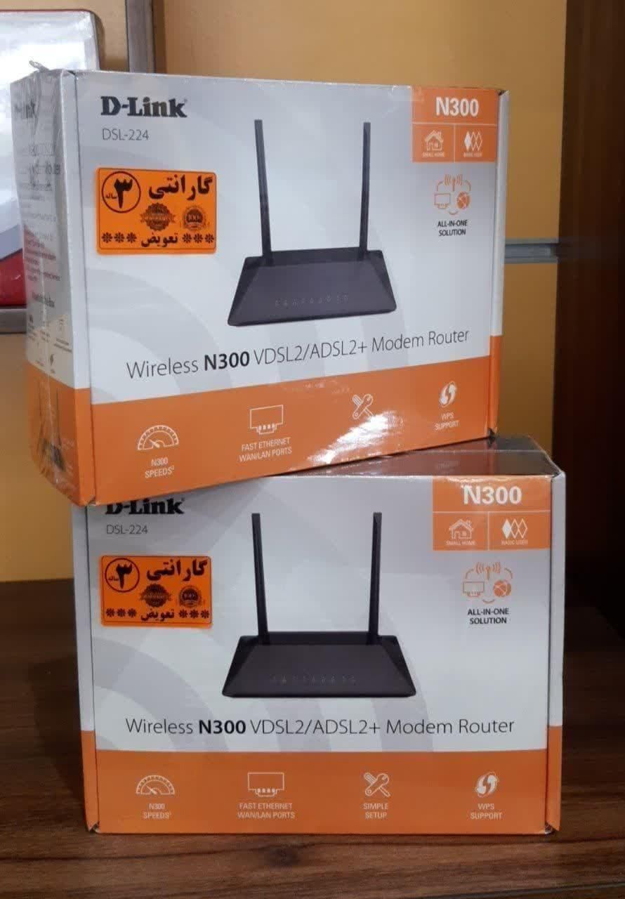 مودم DSL-224 دی لینک|مودم و تجهیزات شبکه|اصفهان, دشتستان|دیوار