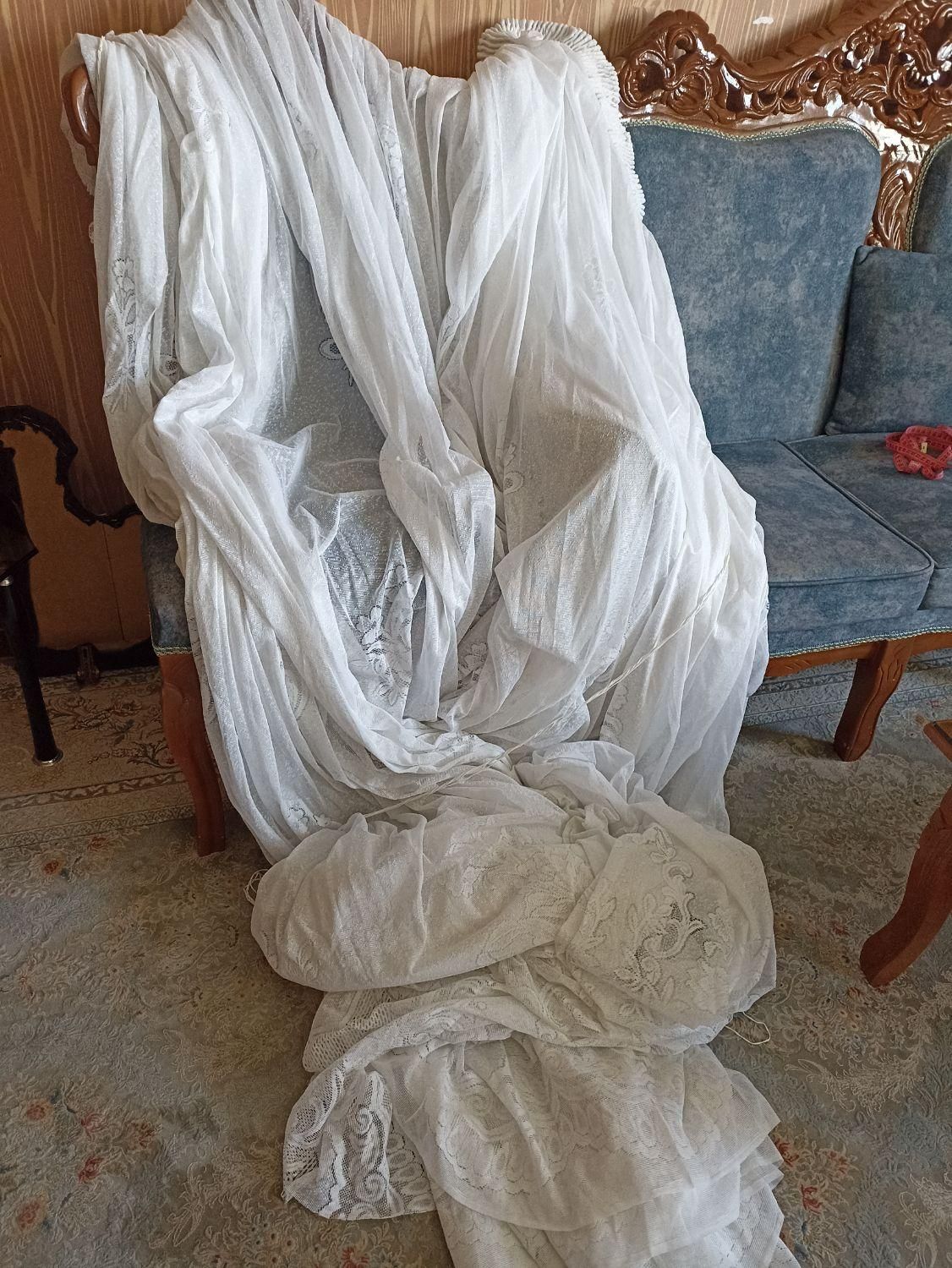 یک پرده   یک جفت شراره  پرده|پرده، رانر، رومیزی|شیراز, حافظیه|دیوار