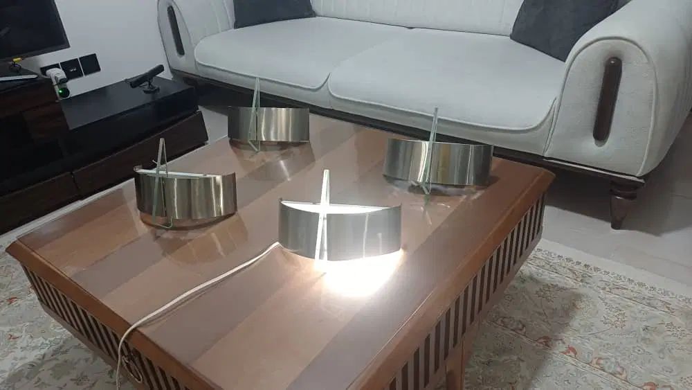 لوستر کریستال اسپرت ۶ شعله و ۳ شعله و دیوارکوب ست|لوستر و چراغ آویز|تهران, سعادت‌آباد|دیوار