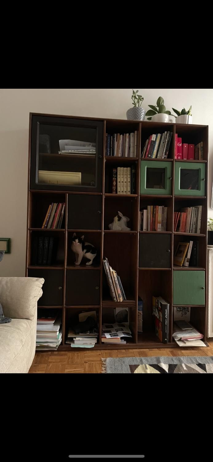 کتابخانه چوبی|کتابخانه، شلف، قفسه‌های دیواری|تهران, جهاد|دیوار