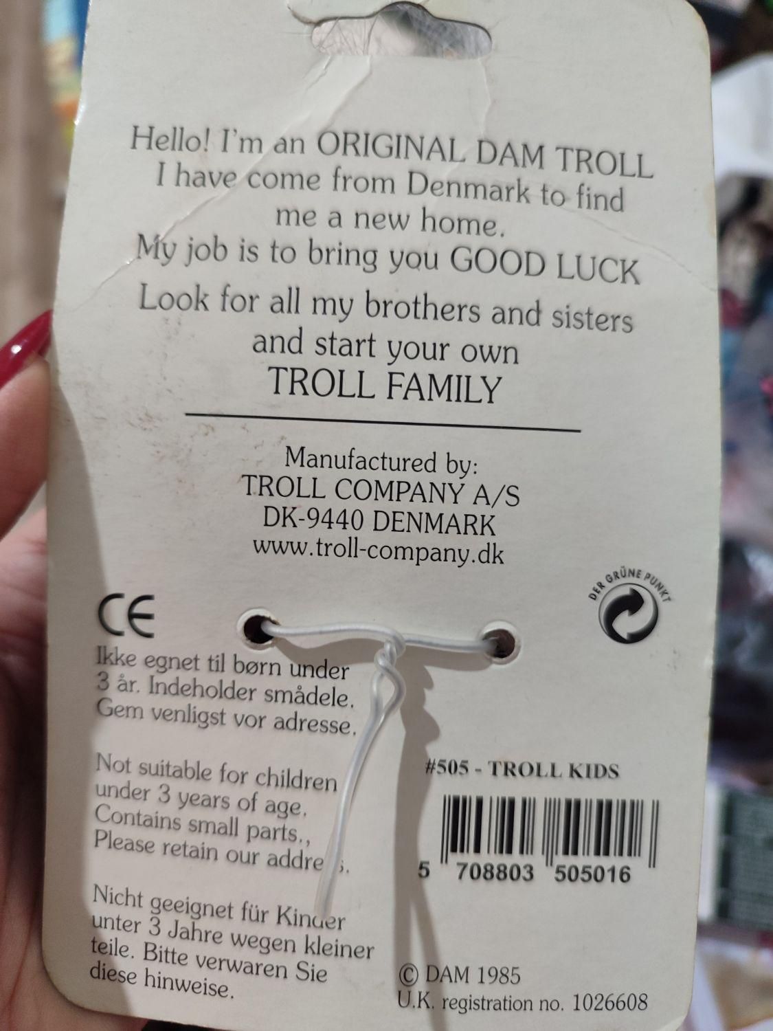 عروسک Dam troll|کلکسیون و سرگرمی|تهران, شهرآرا|دیوار