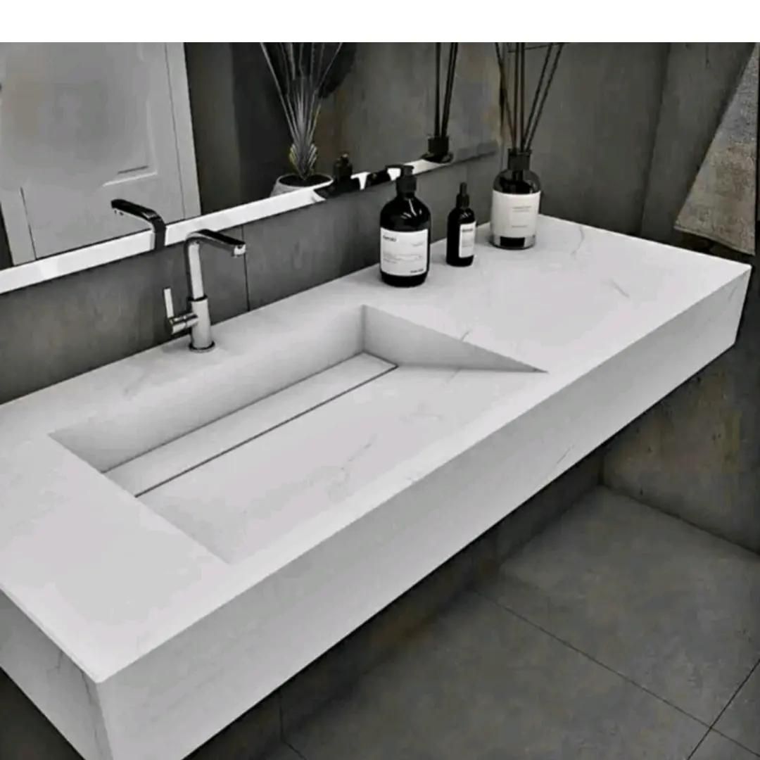 روشویی پرسلان طرح سنگی|لوازم سرویس بهداشتی|چهارباغ, |دیوار