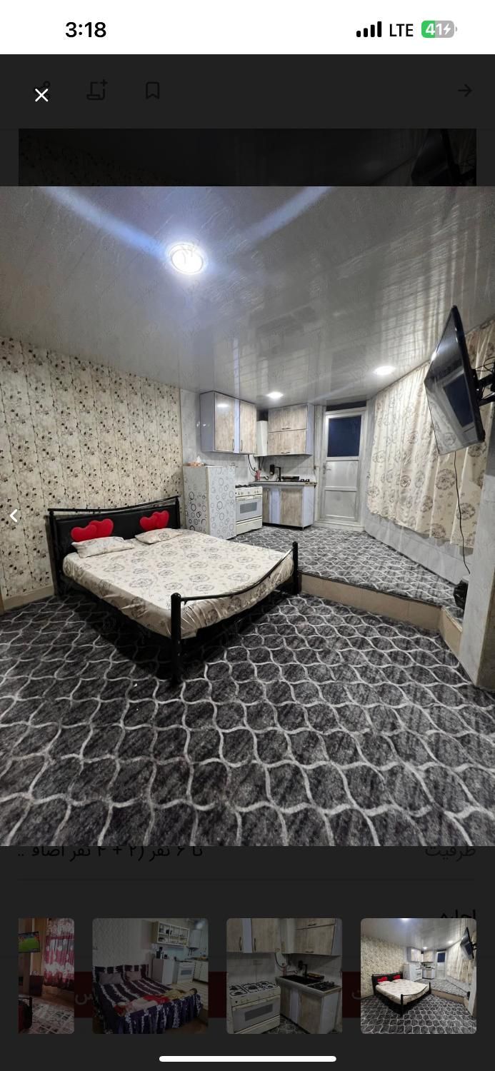 اجاره سوئیت مبله، تمیز در مرکز شهر|اجارهٔ کوتاهمدت آپارتمان و سوئیت|ایذه, |دیوار