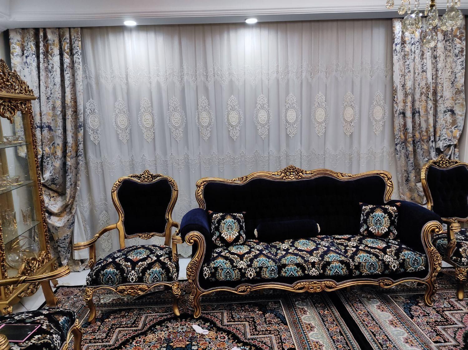 پرده تور قابی آماده|پرده، رانر، رومیزی|تهران, فردوس|دیوار