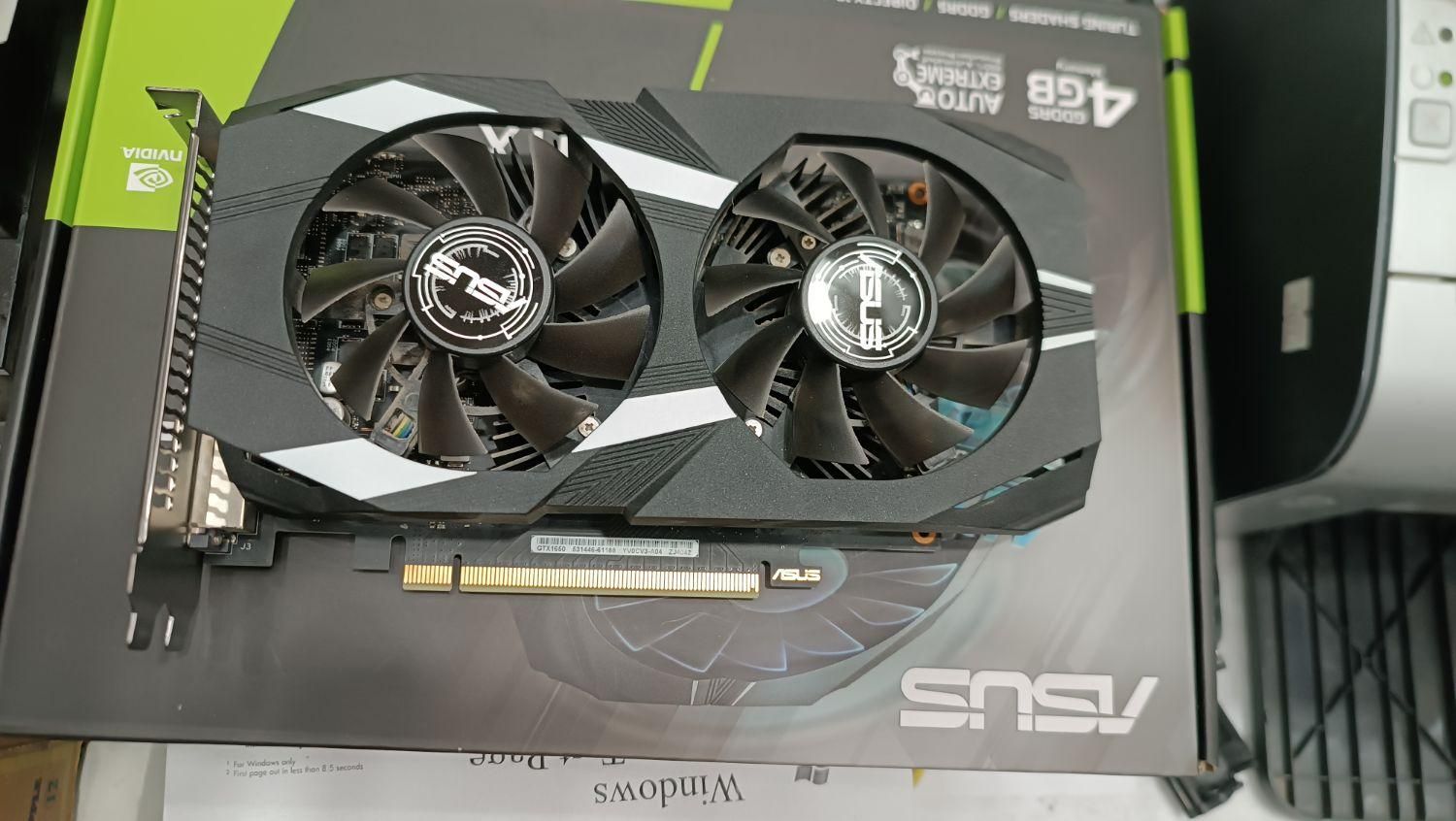 کارت گرافیک GTX1650 ASUS dual 4GB|قطعات و لوازم جانبی رایانه|کرج, برغان|دیوار