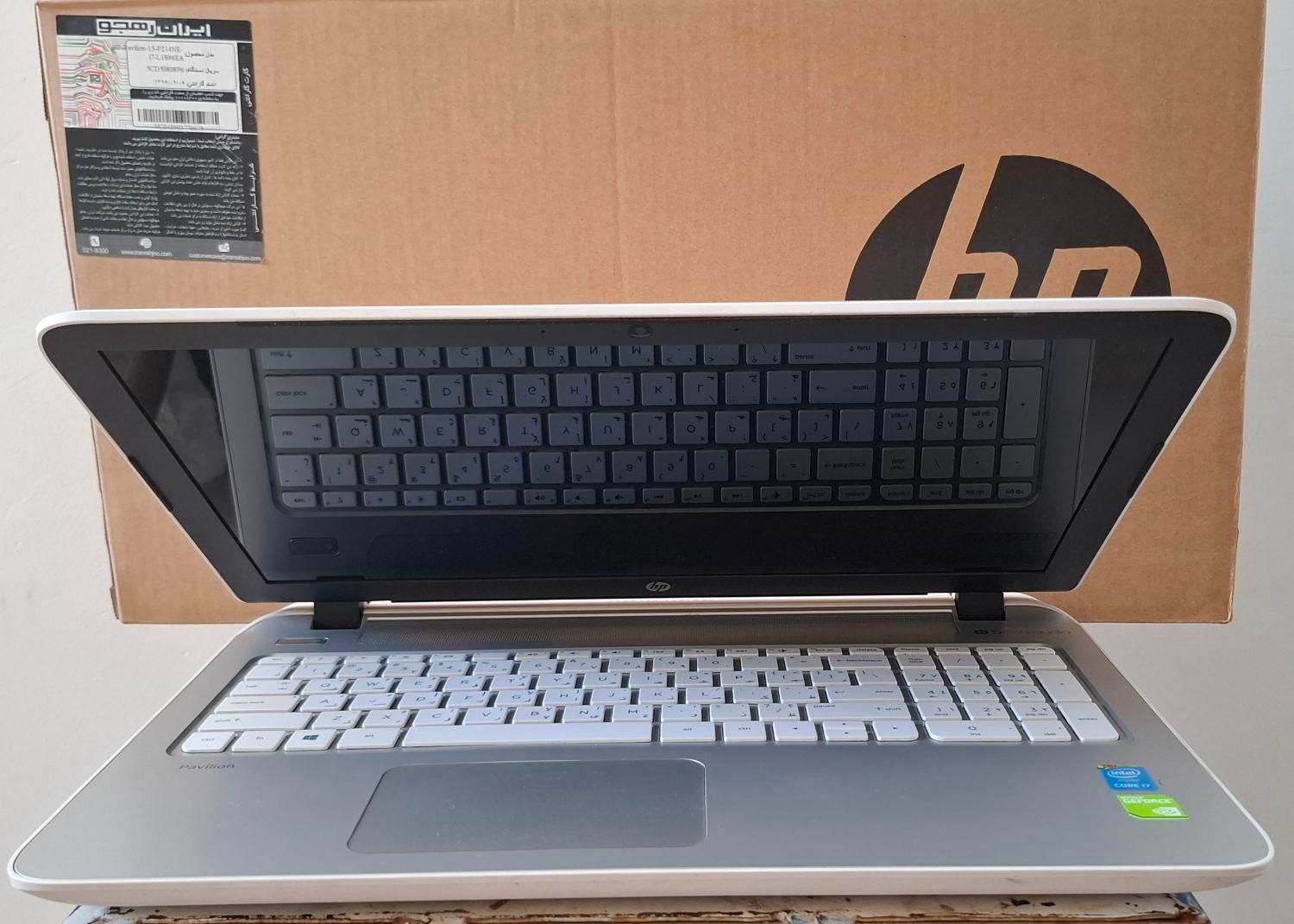 لپ تاپ HP PAVILION 15 -P21NE سفید رنگ|رایانه همراه|تهران, وردآورد|دیوار