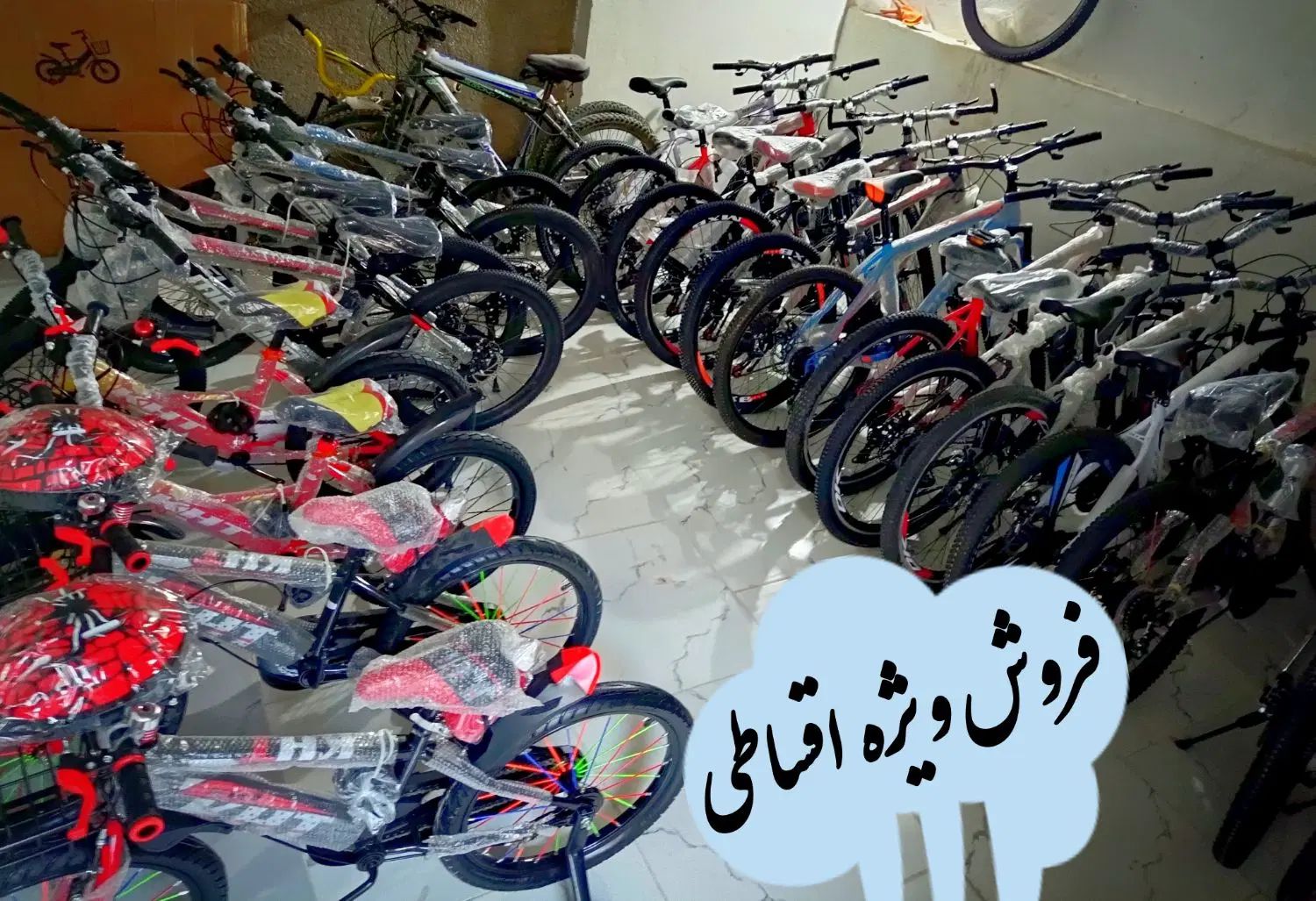 دوچرخه حرفه‌ای، تنه آلومینیوم، ترمز دیسکی، قسطی|دوچرخه، اسکیت، اسکوتر|نی‌ریز, |دیوار