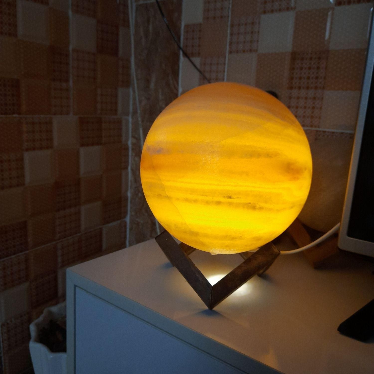 انواع آباژور سنگ نمک گوی چراغ خواب|صنایع دستی و سایر لوازم تزئینی|سنندج, |دیوار