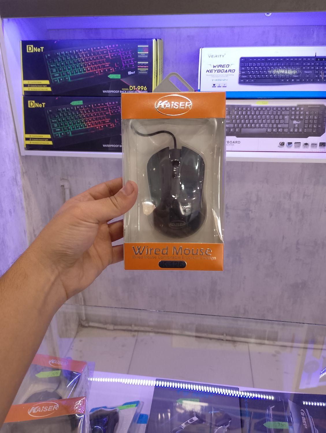 موس سیم دار برند کایزر|قطعات و لوازم جانبی رایانه|کرمان, |دیوار