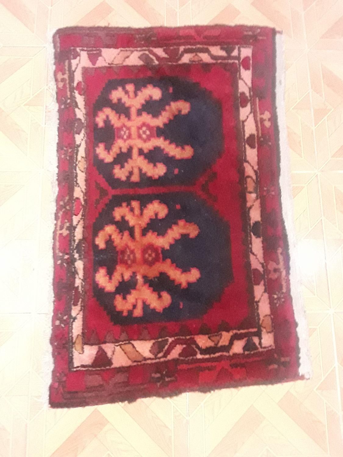 دوعددقالیچه دست بافت پشمی قدیمی|فرش|قرچک, محمد آباد|دیوار