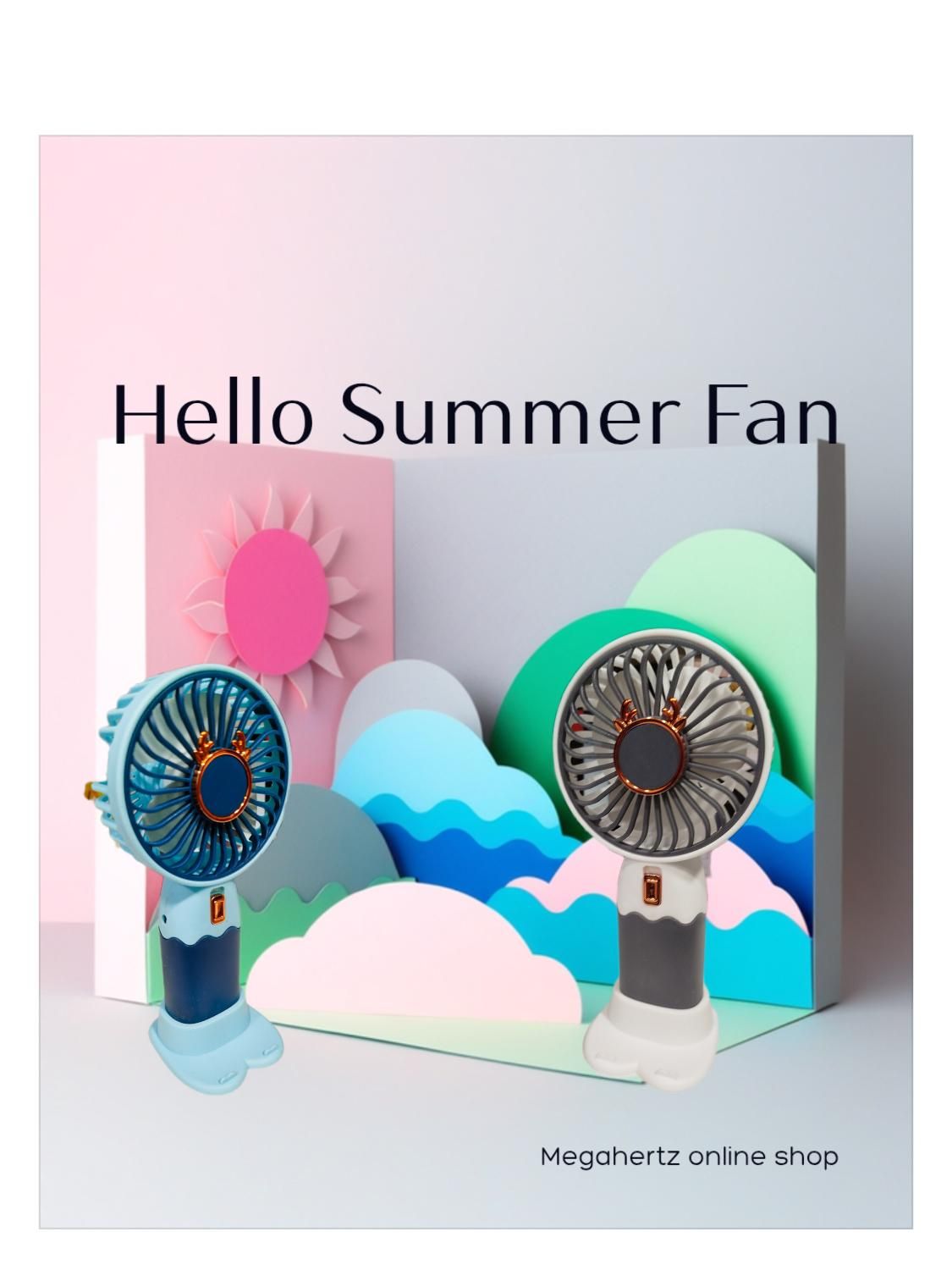 پنکه دستی برند Hello summer|پنکه و تصفیه‌کنندهٔ هوا|تهران, میدان ولیعصر|دیوار