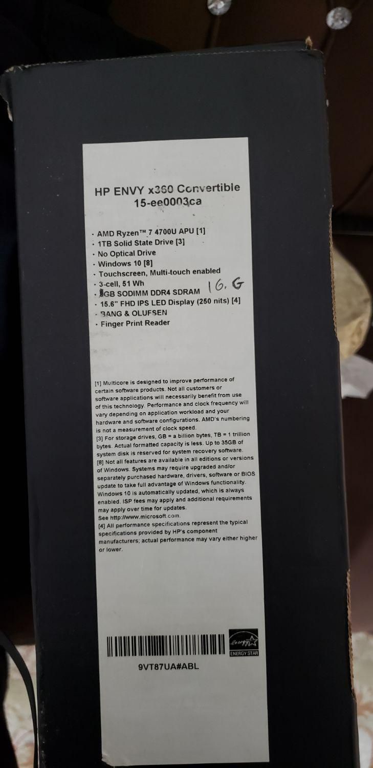 HP Envy x360 Ryzen 7 لپ تاپ لمسی حرفه ایی|رایانه همراه|کرج, مارلیک|دیوار