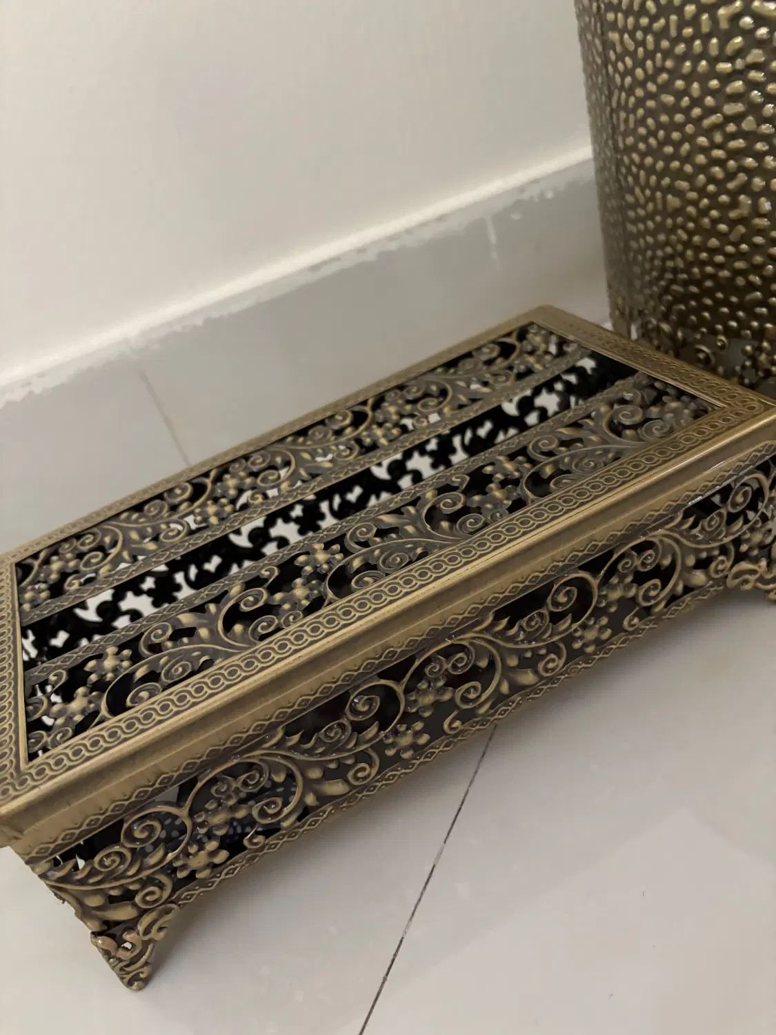 سطل وجای دستمال کاغذی|صنایع دستی و سایر لوازم تزئینی|مشهد, هفت تیر (آب و برق)|دیوار