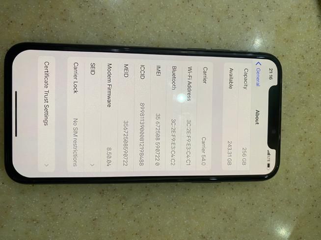 اپل iPhone X ۲۵۶ گیگابایت|موبایل|تهران, تهرانپارس غربی|دیوار