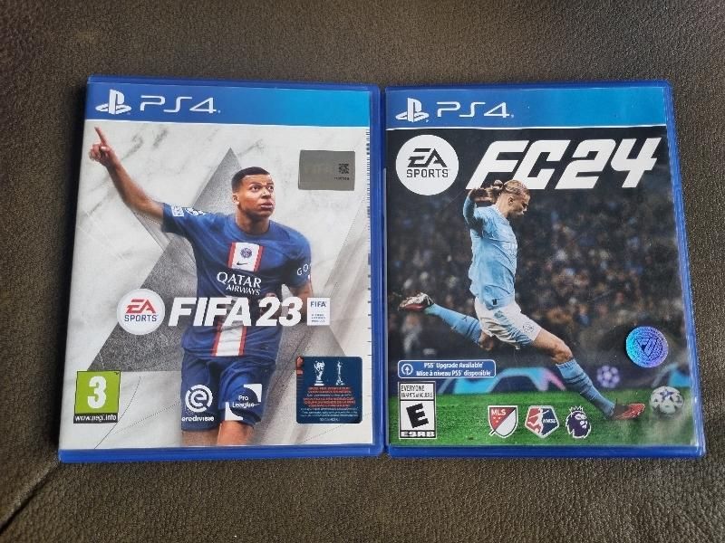 دیسک fifa23 و fc24 برای ps4|کنسول، بازی ویدئویی و آنلاین|قرچک, |دیوار