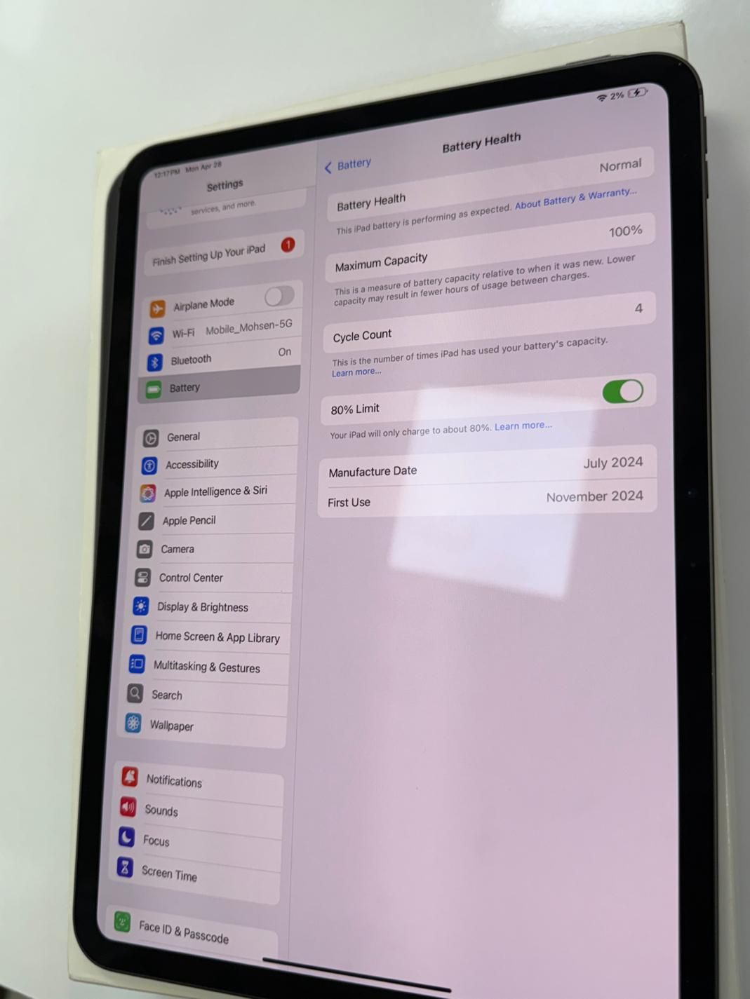 ipad pro M4 11 inch 2024|تبلت|کرمانشاه, |دیوار